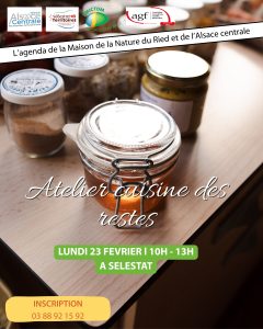 Affiche atelier cuisine des restes