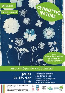 Affiche atelier cyanotype