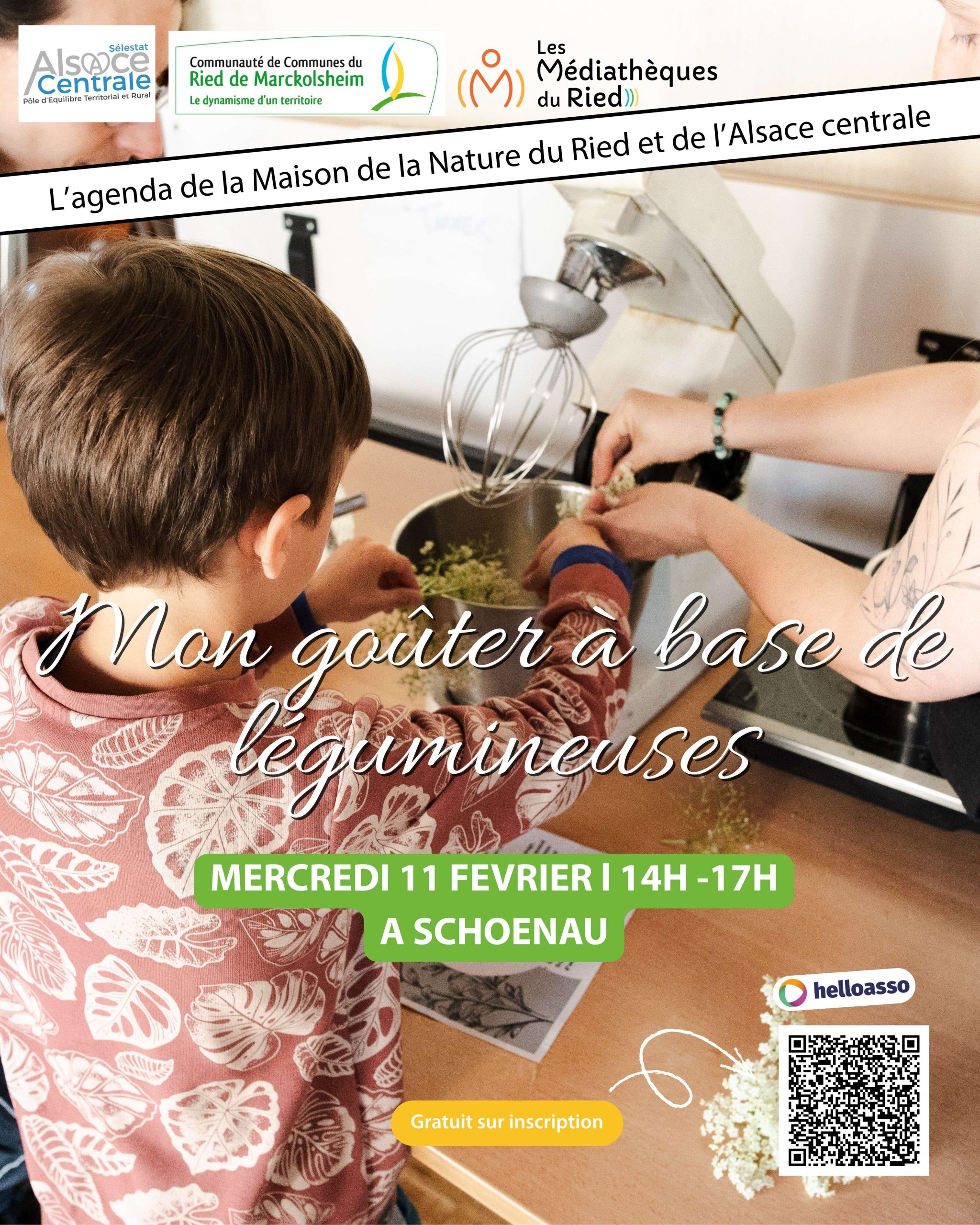 Atelier cuisine : mon goûter à base de légumineuses