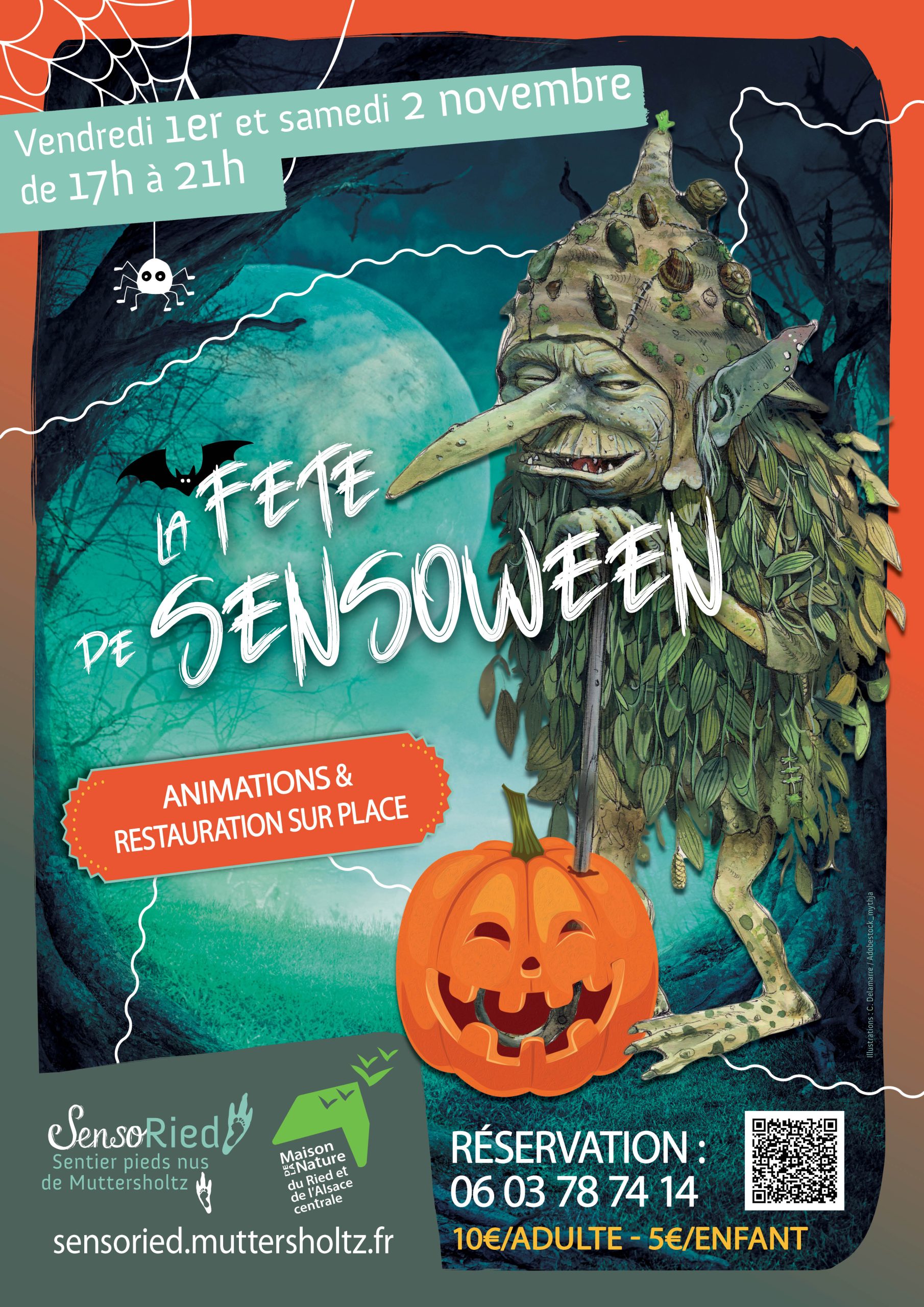 Affiche fête de sensoween