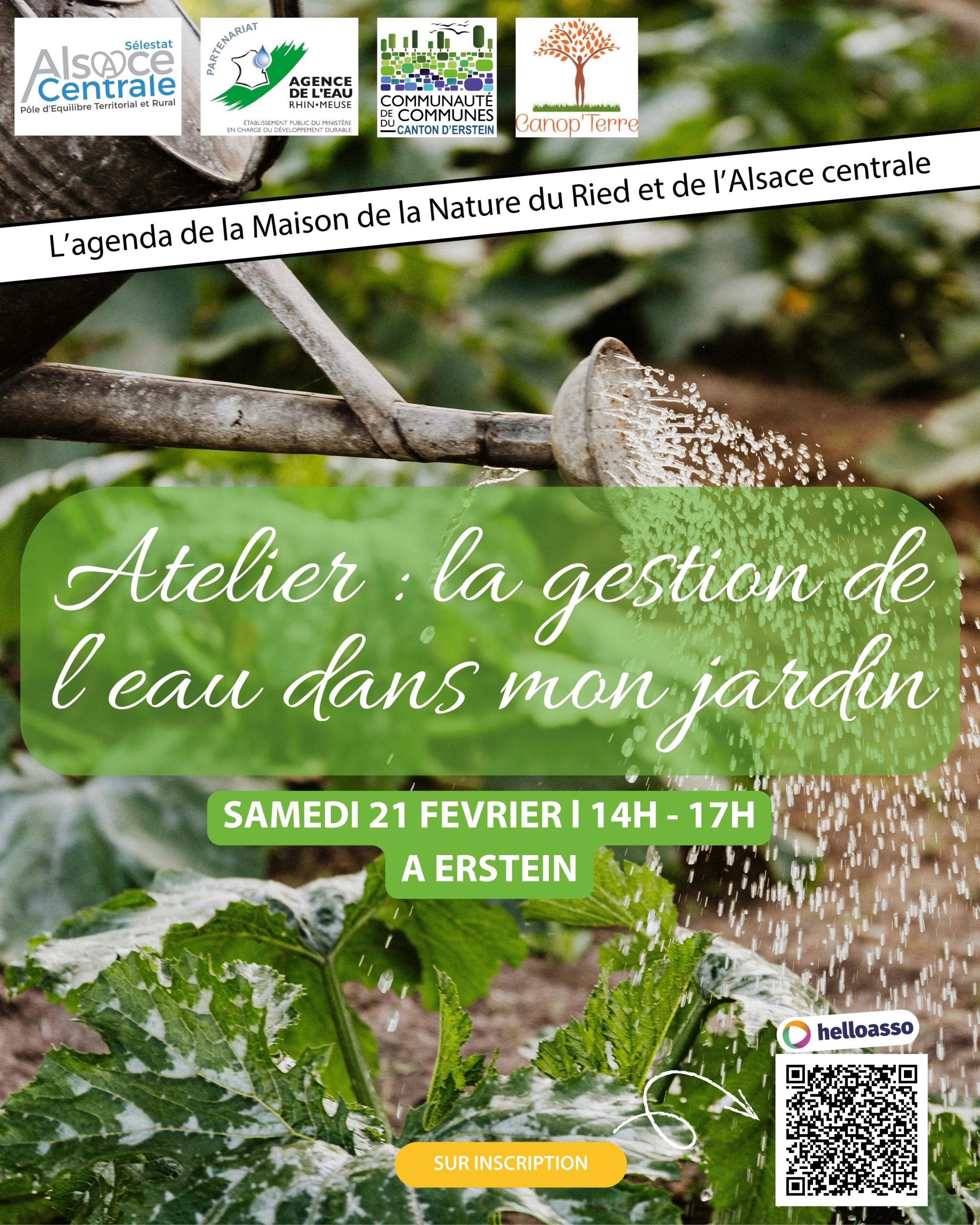 Atelier la gestion de l&rsquo;eau dans mon jardin