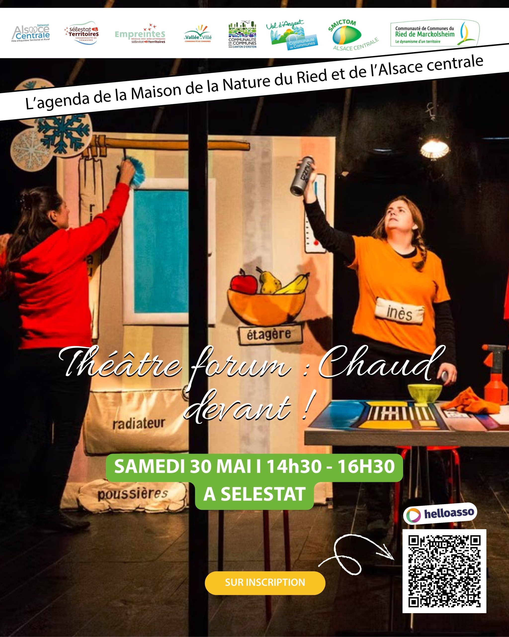 Affiche théâtre forum