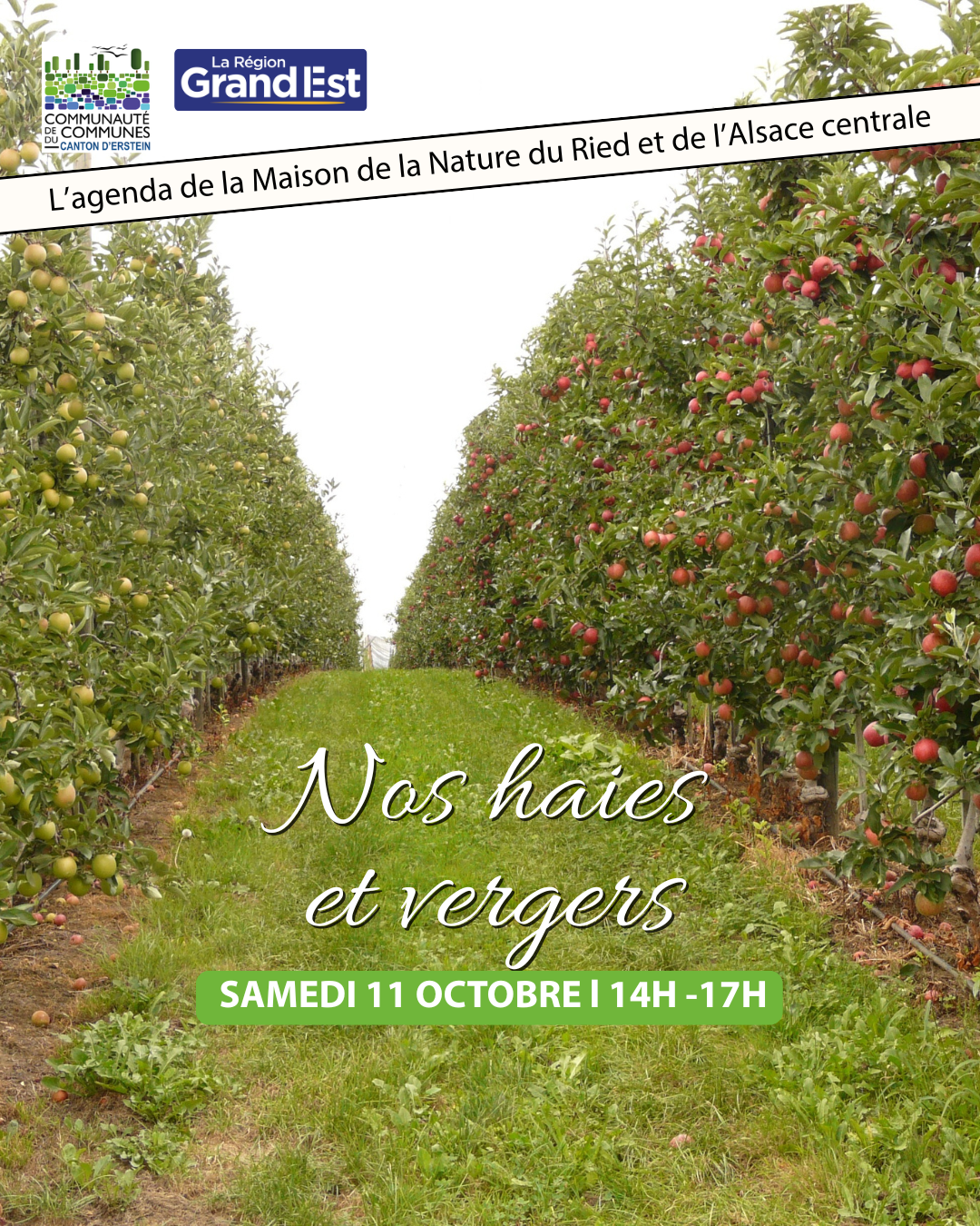 Affiche nos haies et vergers