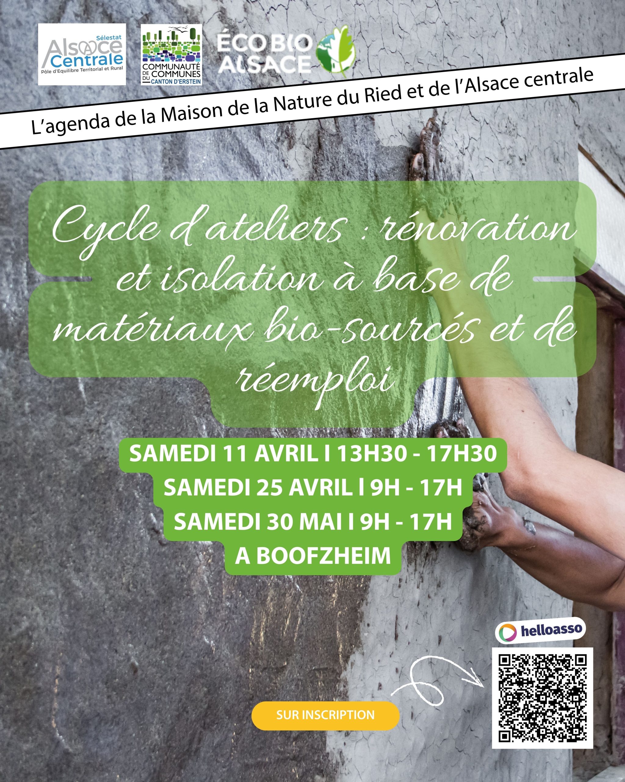 Affiche cycle ateliers rénovation